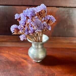 Vintage Oneida Miniature Pewter Bud Vase - 2”